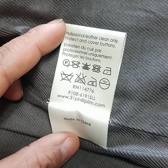 3.1 Phillip Lim Leather Moto Button Jacket - Picture 9 of 16